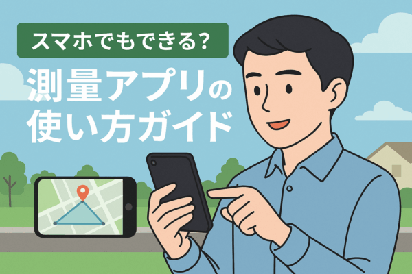 【スマホでもできる？】測量アプリの使い方ガイド